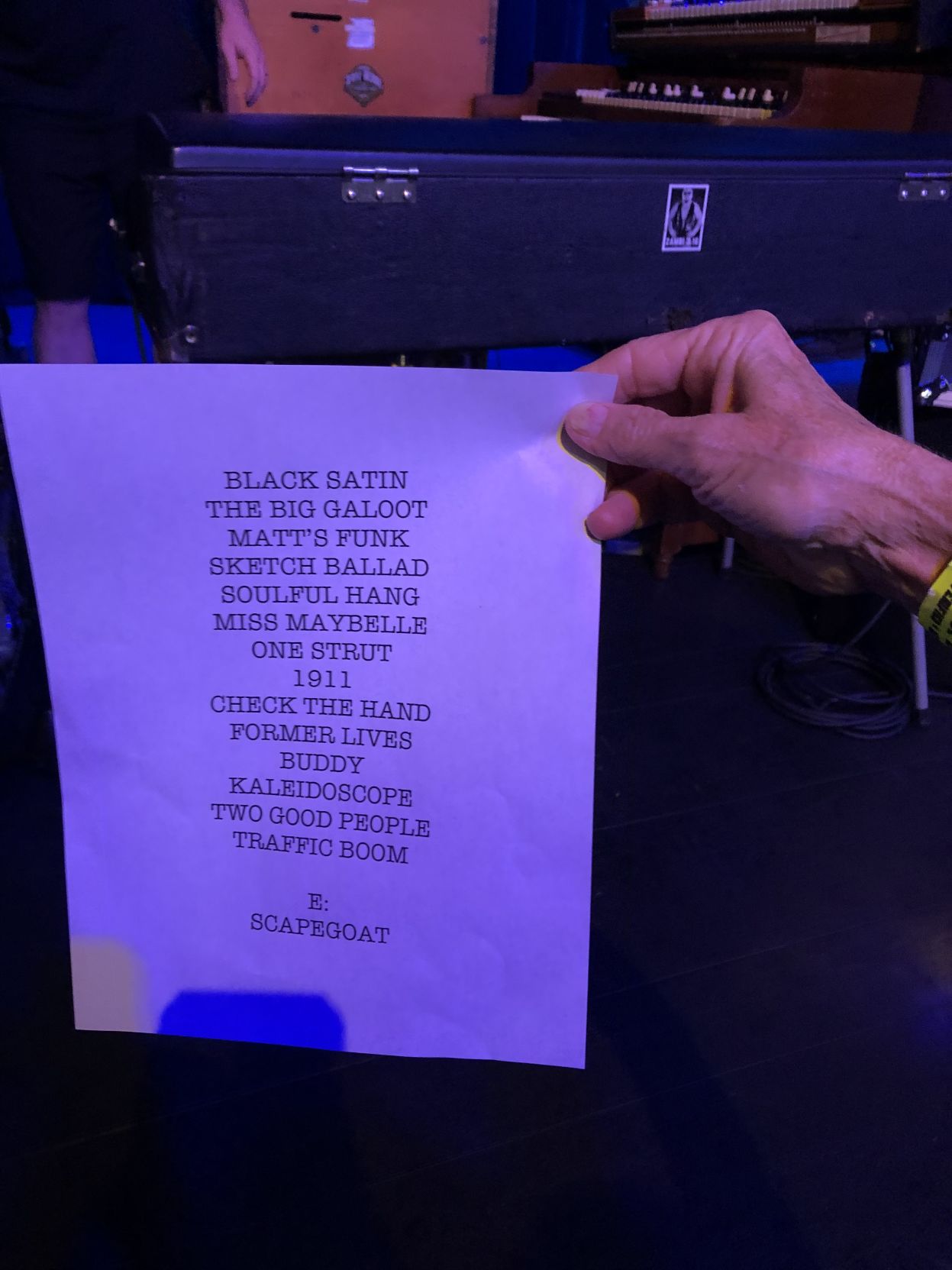 Jimmy Herring and The 5 of 7 set list